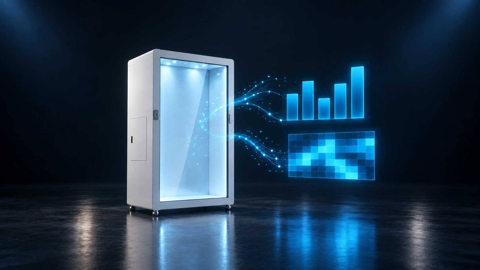 Аналитика касаний интерактивной витрины UV-BOX
